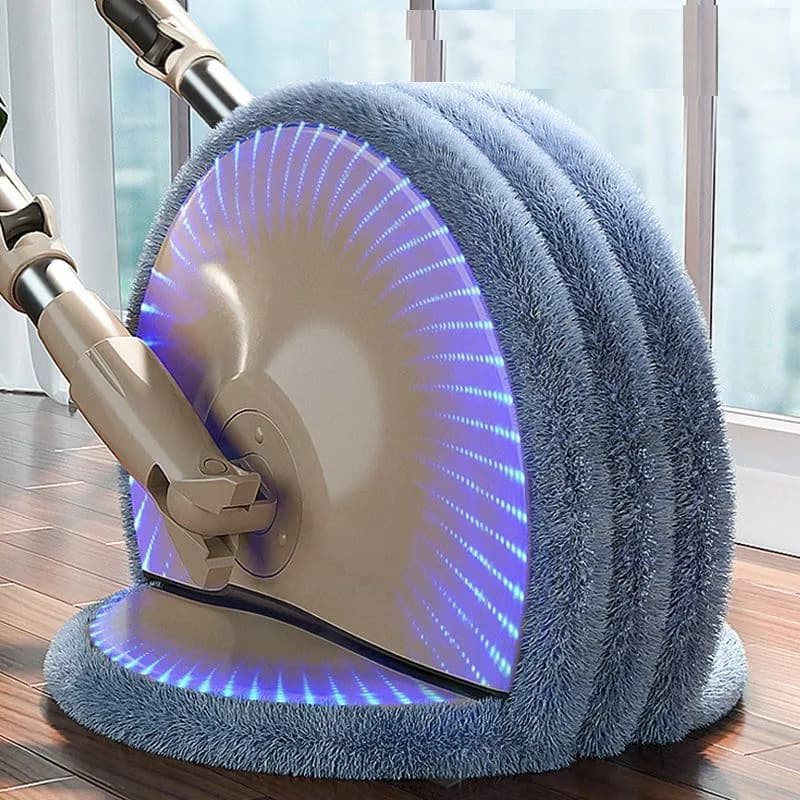 image-Household Rotary Mop Wet and Dry Dual-use Hand-free Washing Mop