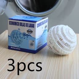 image-Reusable Eco Natural Magic Laundry Ball No Detergent Wash Wizard Style Washing Machine Plastic Balls