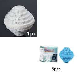 image-Reusable Eco Natural Magic Laundry Ball No Detergent Wash Wizard Style Washing Machine Plastic Balls
