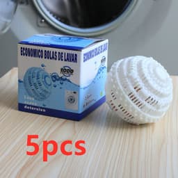 image-Reusable Eco Natural Magic Laundry Ball No Detergent Wash Wizard Style Washing Machine Plastic Balls