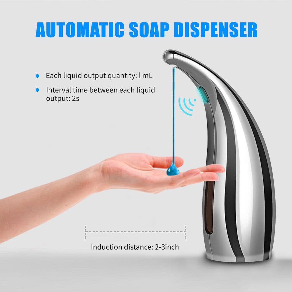 image-Automatic Liquid Soap Dispenser Infrared Smart Sensor Touchless Foam Shampoo Dispenser