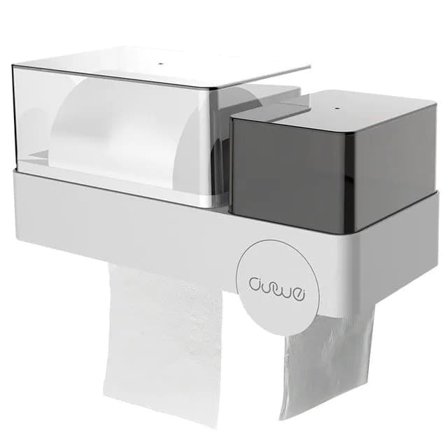 image-Waterproof Tissue Box Toilet Paper Roll Extractor