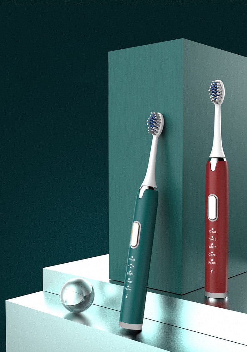 image-Ultrasonic Sonic Electric Toothbrush USB Rechargeable Tooth Brush