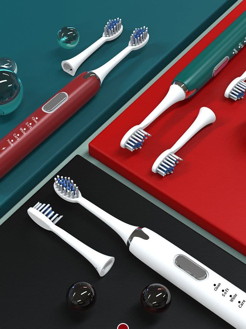 image-Ultrasonic Sonic Electric Toothbrush USB Rechargeable Tooth Brush