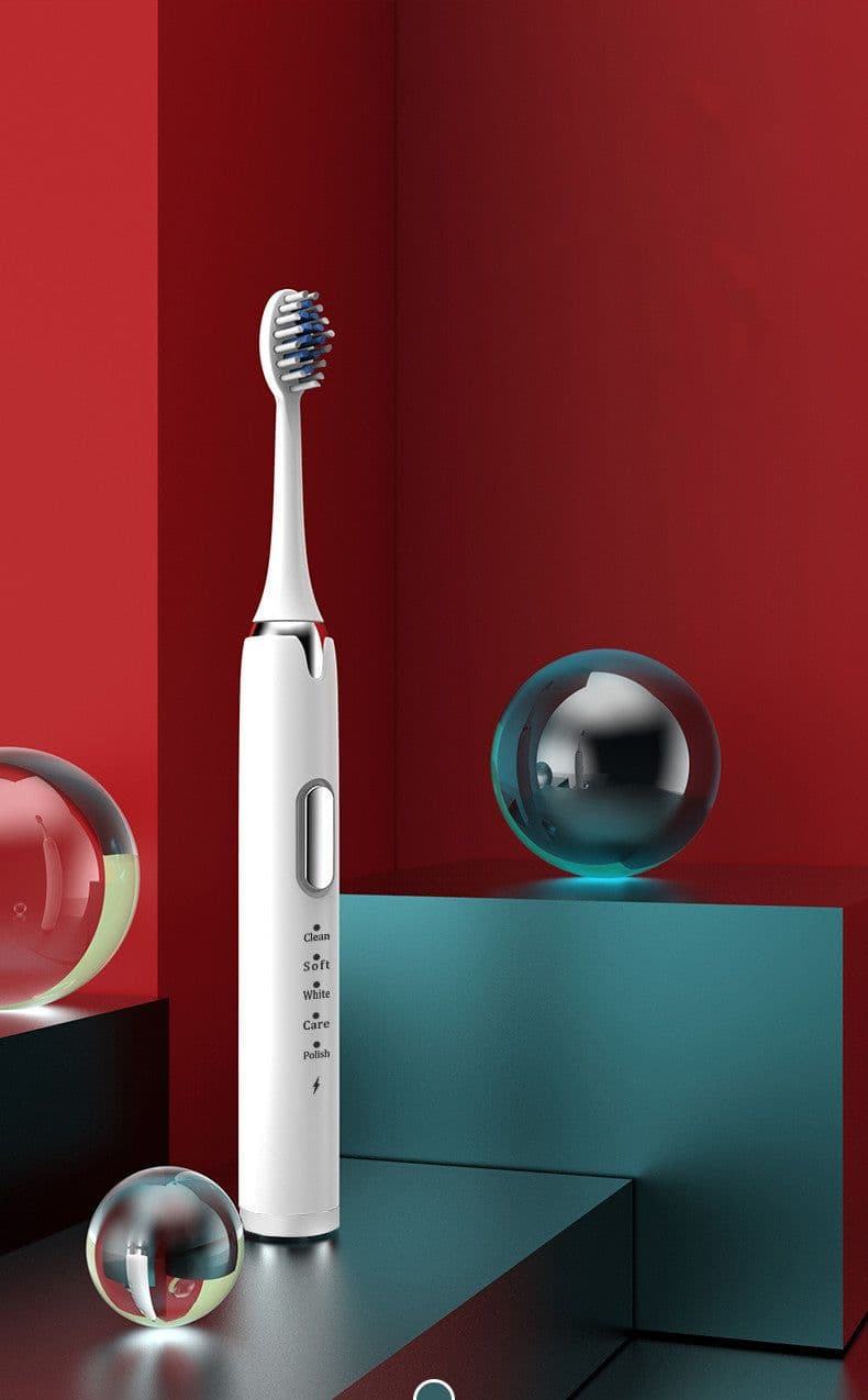 image-Ultrasonic Sonic Electric Toothbrush USB Rechargeable Tooth Brush