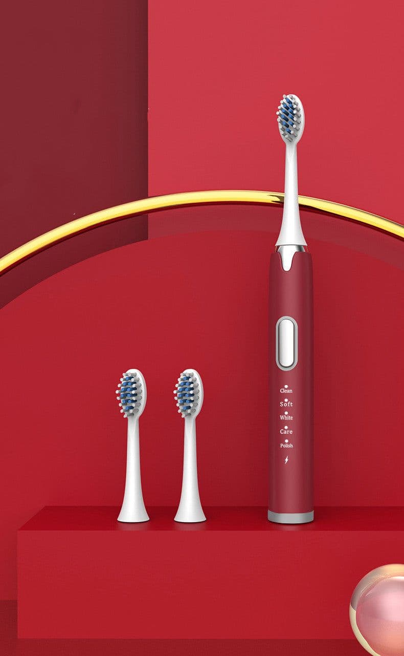 image-Ultrasonic Sonic Electric Toothbrush USB Rechargeable Tooth Brush