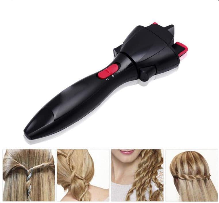 image-Automatic Hair Braider Hair Twister USB Electric Braiding Machine DIY Magic Roller Styling Tool Styler Bun Maker