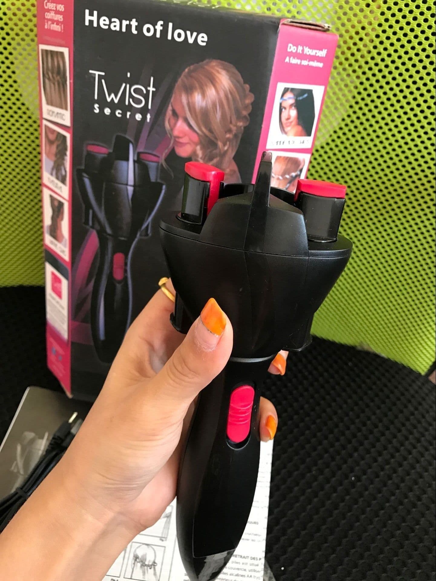 image-Automatic Hair Braider Hair Twister USB Electric Braiding Machine DIY Magic Roller Styling Tool Styler Bun Maker