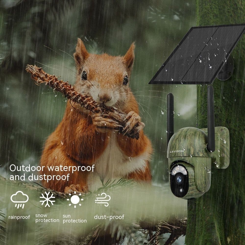 image-Camouflage 4G Solar Camera With Low Power Consumption And High-definition Full Color