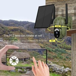 image-Camouflage 4G Solar Camera With Low Power Consumption And High-definition Full Color