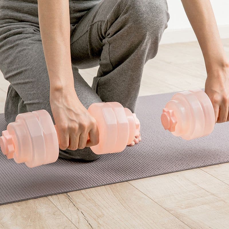 image-Mini Portable Plastic Water Dumbbell