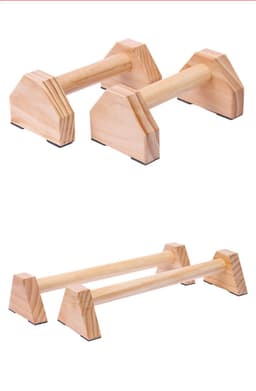 image-Street Fitness Russian Push-up Solid Wood Outdoor Inverted Stand