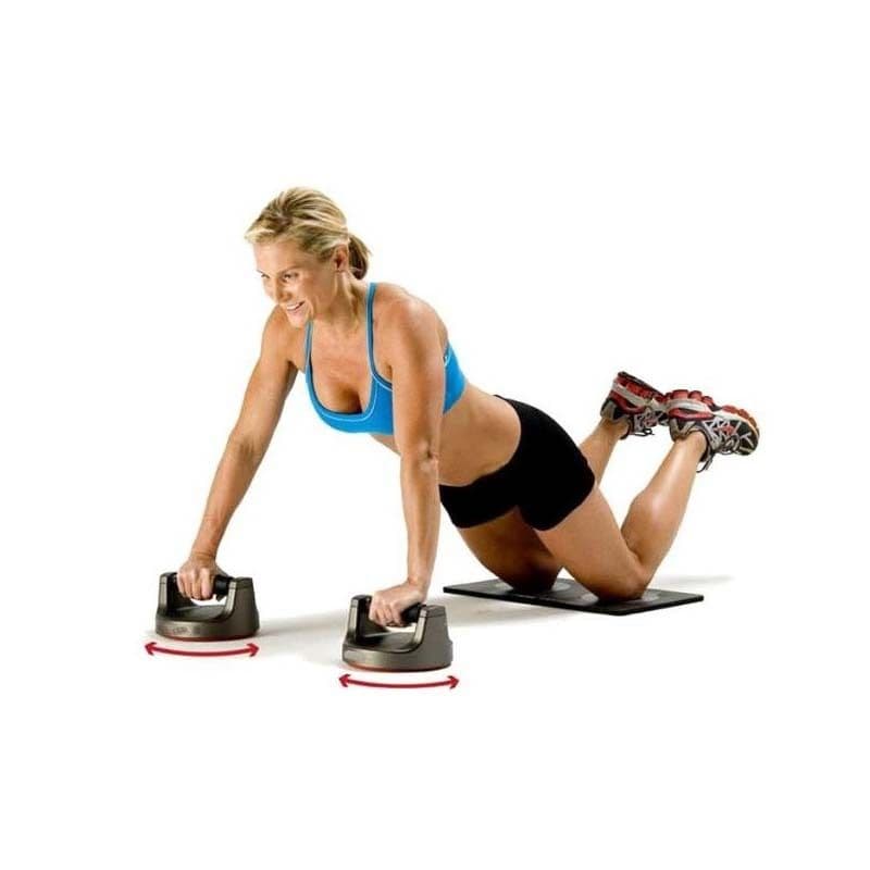 image-Fitness Equipment Round 360-Degree Rotatable Push-up Stand