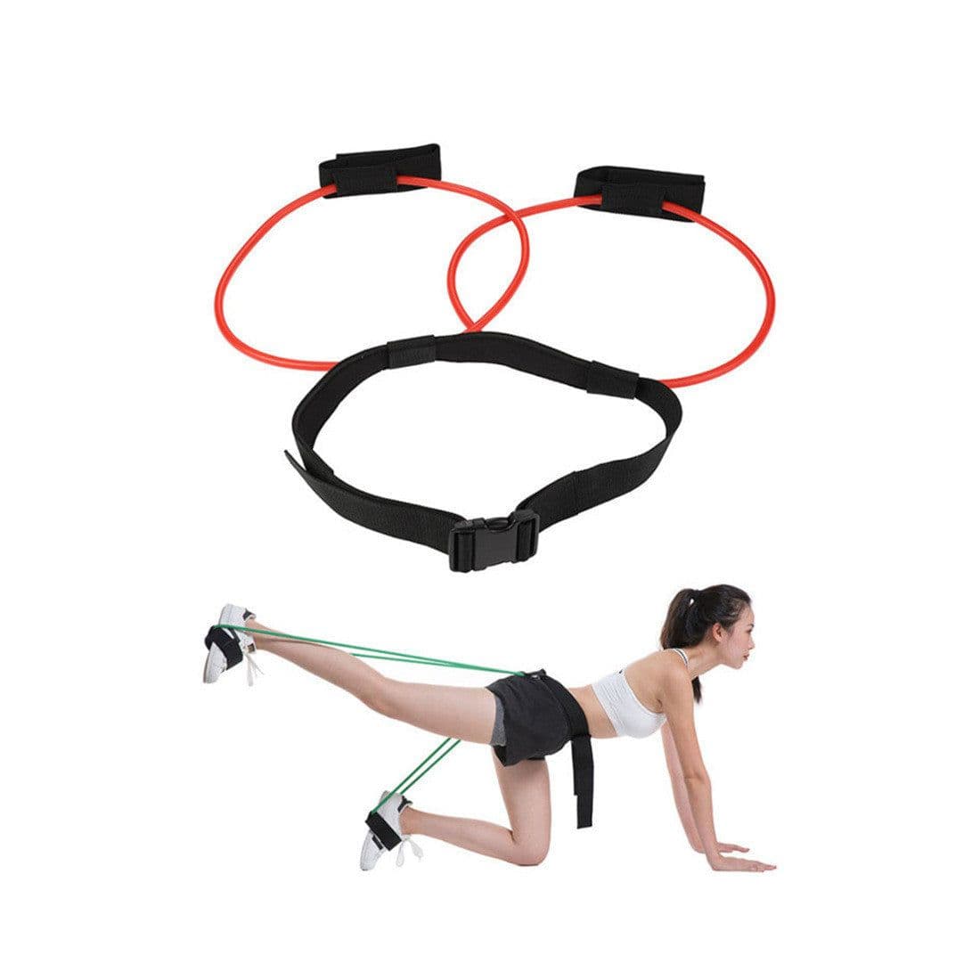 image-Home Fitness Men And Women Waist Booster With Leg Swimming Training Belt