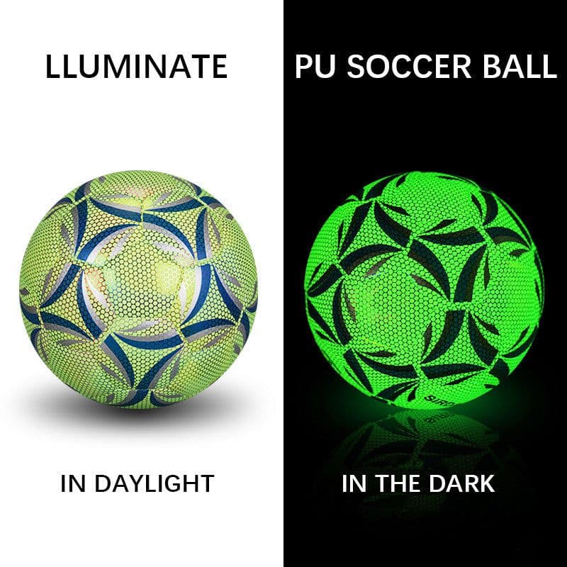 image-Luminate Soccer Practice Football Glowing Training Ball