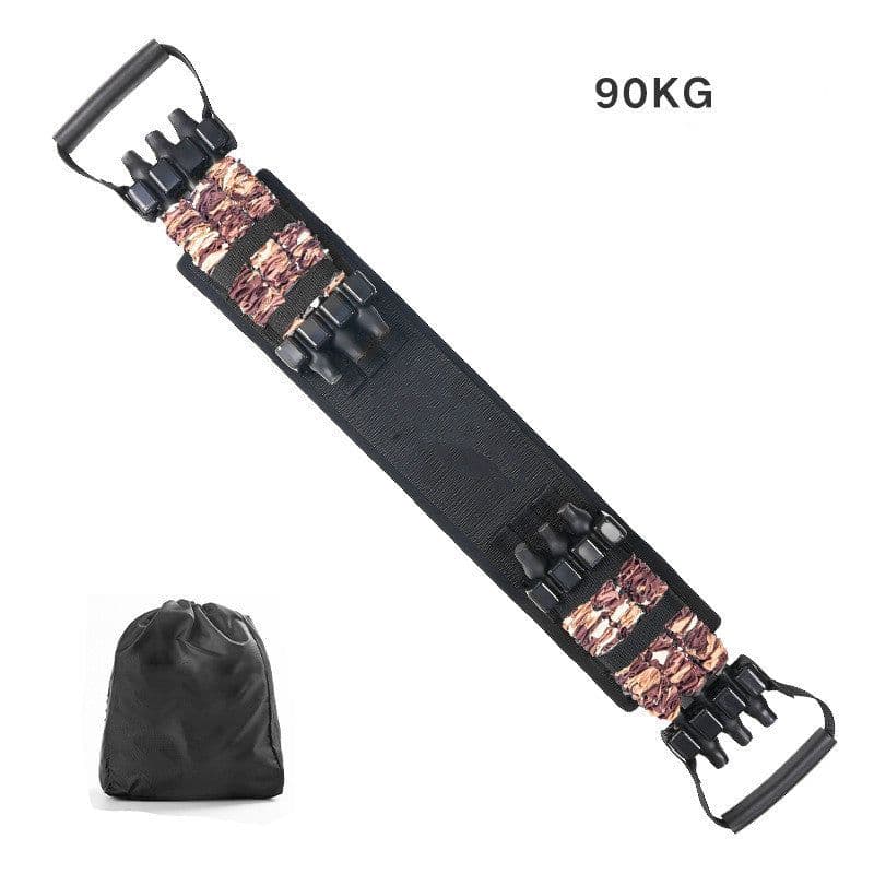 image-Bench Press Stretcher Chest Expander Bench Press Elastic Belt