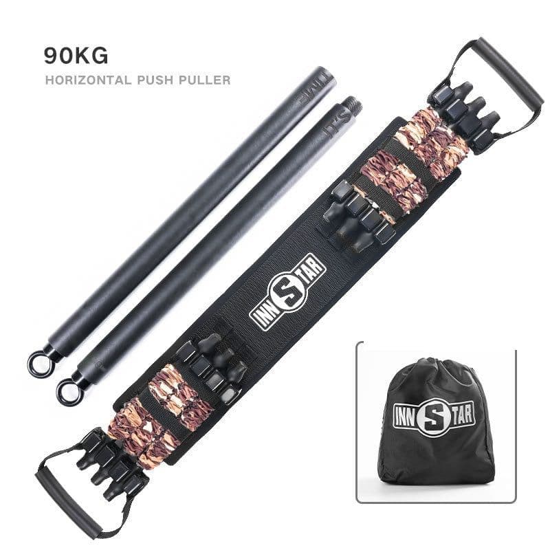 image-Bench Press Stretcher Chest Expander Bench Press Elastic Belt