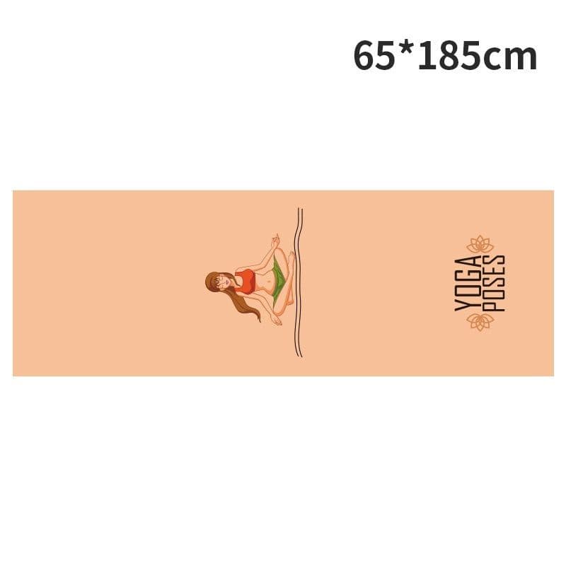 image-Printed Yoga Towel Portable Yoga Towel Non-Slip And Environmentally Friendly Yoga Towel