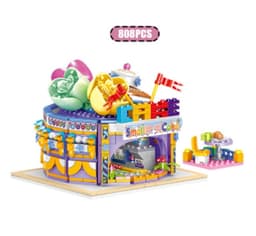 image-Burger Fruit Girl Assembled Toy Gift
