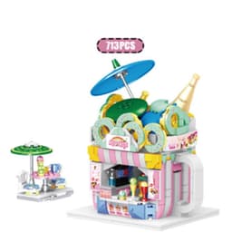 image-Burger Fruit Girl Assembled Toy Gift