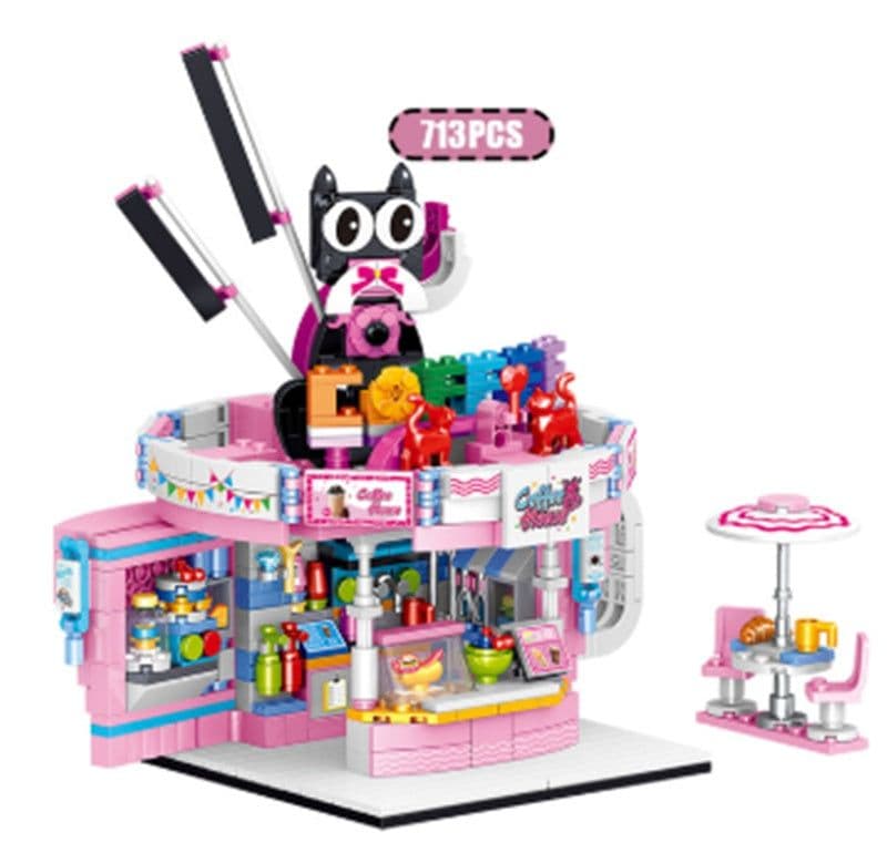 image-Burger Fruit Girl Assembled Toy Gift