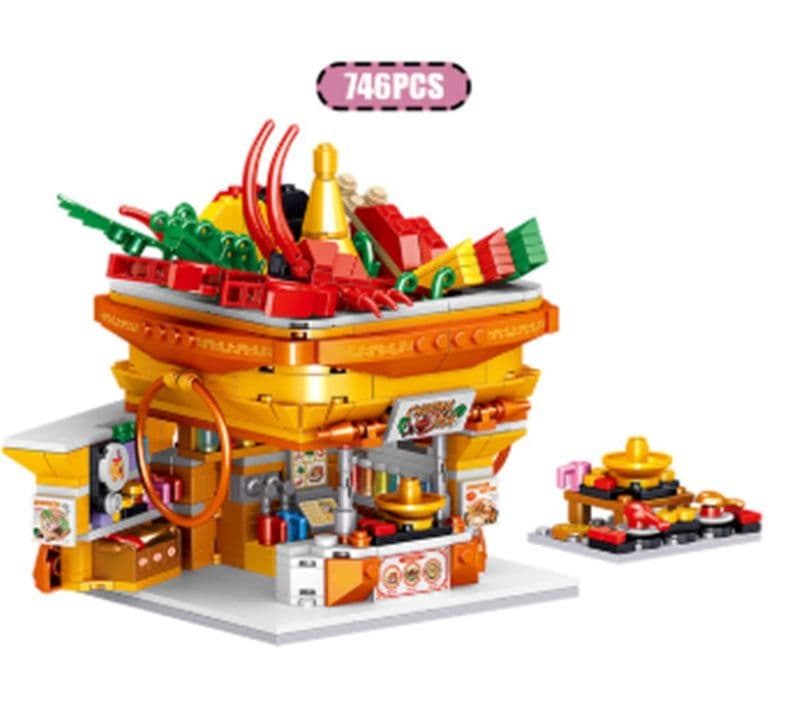 image-Burger Fruit Girl Assembled Toy Gift