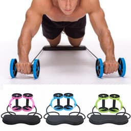 image-Revoflex Xtreme multifunctional body-building wheel gear - pink color