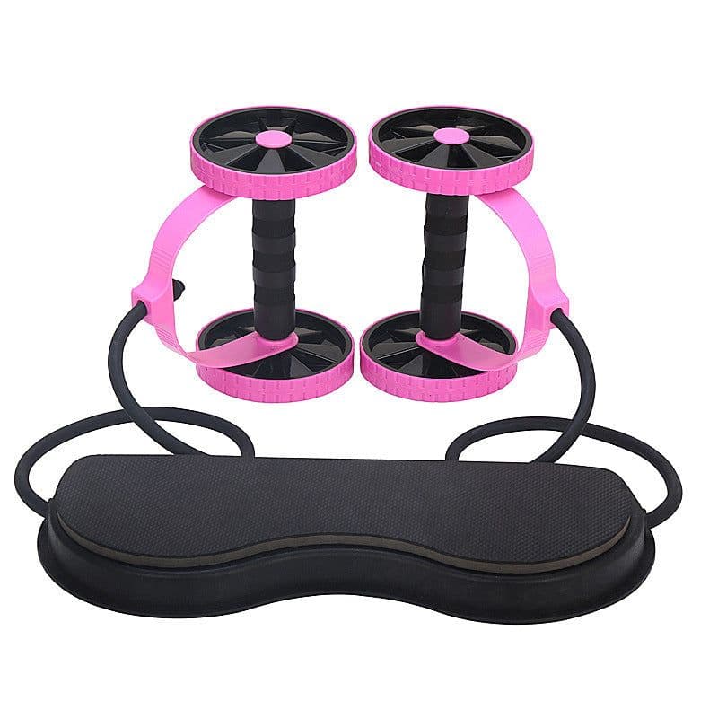 image-Revoflex Xtreme multifunctional body-building wheel gear - pink color