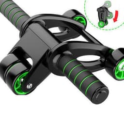 image-Foldable Abdominal Wheel Abdominal Muscle Wheel Roller Home Fitness Equipment