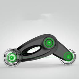 image-Foldable Abdominal Wheel Abdominal Muscle Wheel Roller Home Fitness Equipment