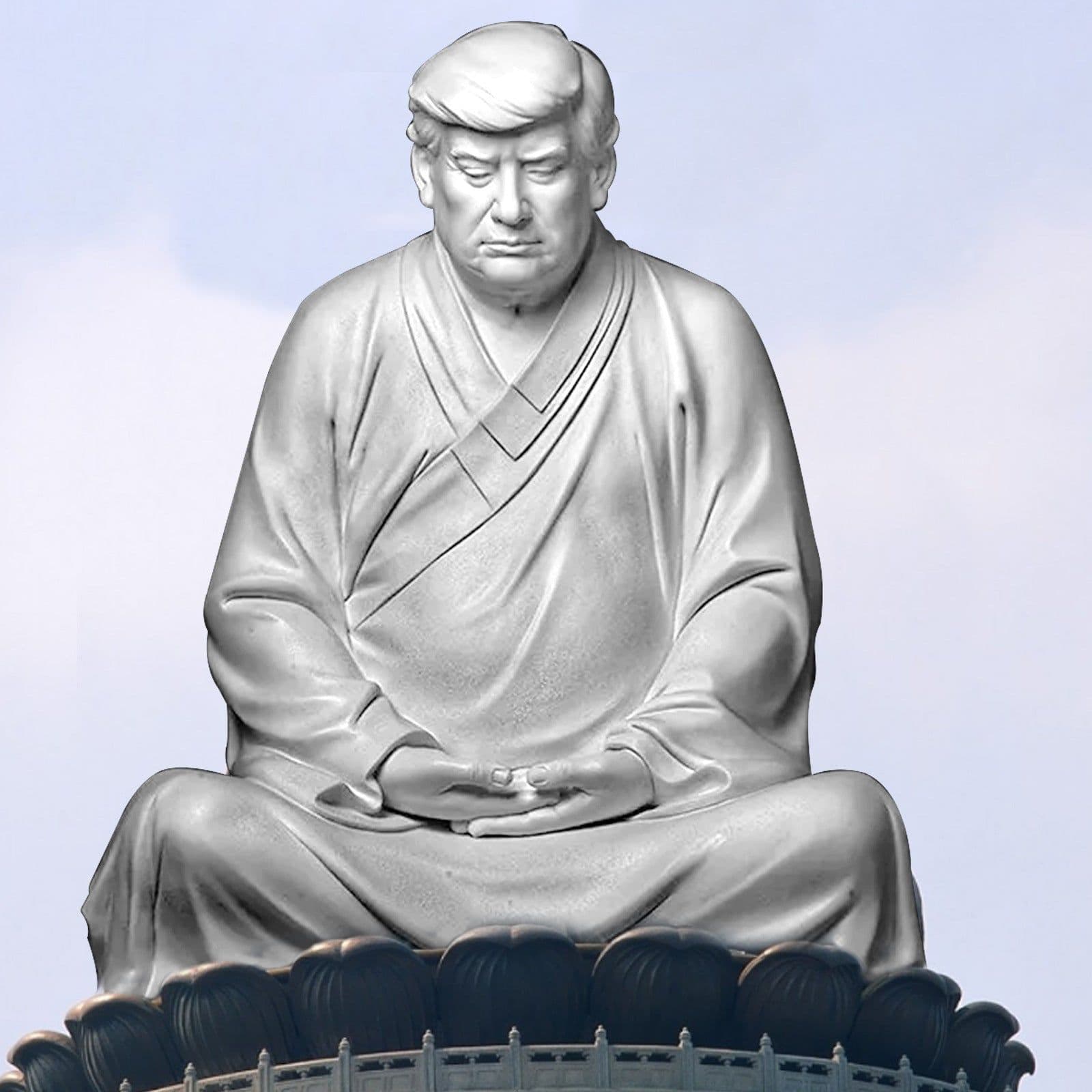 image-Former U.S. President Mini Decorative Ornaments Trump Resin Ornaments Pastoral Craft Ornaments
