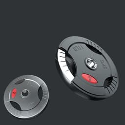 image-Rubber Covered Men's Barbell Set