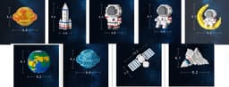 image-Creative Diy Mini Astronaut Building Blocks Children Toy Birthday Gifts