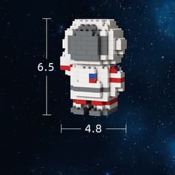 image-Creative Diy Mini Astronaut Building Blocks Children Toy Birthday Gifts