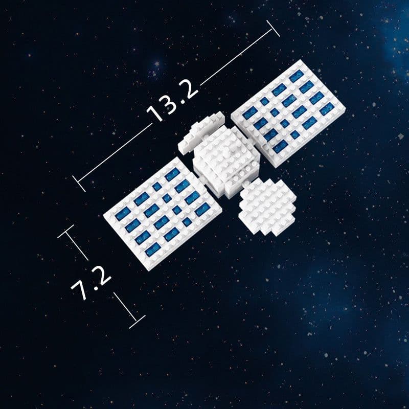 image-Creative Diy Mini Astronaut Building Blocks Children Toy Birthday Gifts