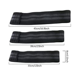 image-Yoga Hip Band Resistance Band Men And Women Squat Non-Slip Non-Curling
