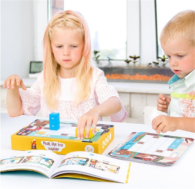 image-Labyrinth Assembled Magnetic Building Blocks Educational Wooden Toys