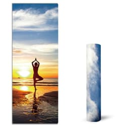 image-Suede TPE Yoga Mat Eco Friendly Non SlipWorkout Mat for Yoga Pilates Home Fitness