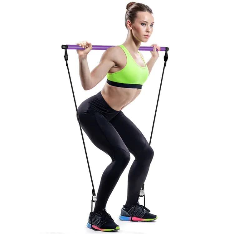 image-Pilates Bar, Yoga Bar, Fitness Body, Yoga, Slimming, Pilates Bar, Tension Bar, Multifunctional Abdomen And Chest Expander