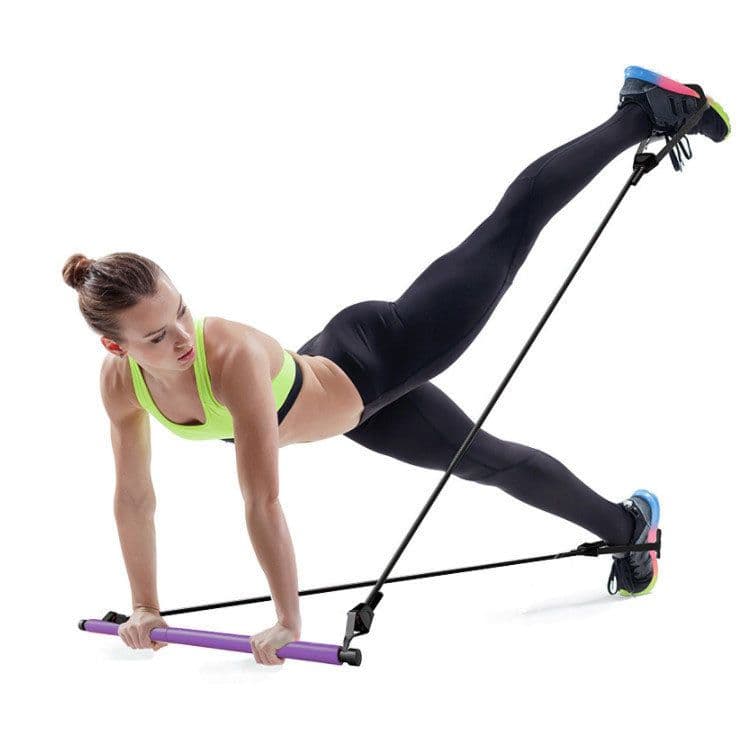 image-Pilates Bar, Yoga Bar, Fitness Body, Yoga, Slimming, Pilates Bar, Tension Bar, Multifunctional Abdomen And Chest Expander