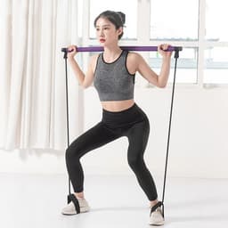 image-Pilates Bar, Yoga Bar, Fitness Body, Yoga, Slimming, Pilates Bar, Tension Bar, Multifunctional Abdomen And Chest Expander