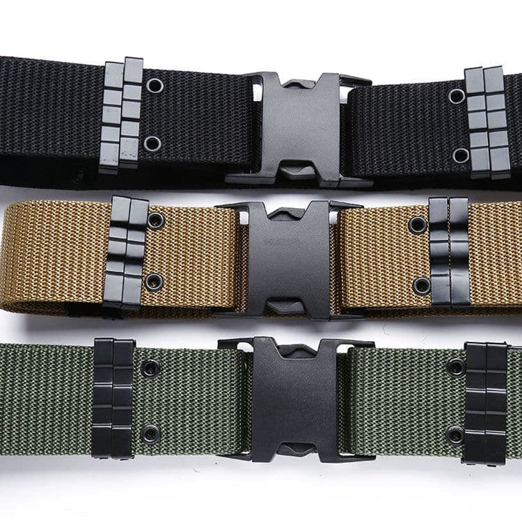 image-Outer Belt Special Forces CS Tactical Belt Nylon Braided Armed Camouflage Belt Military Training Belt