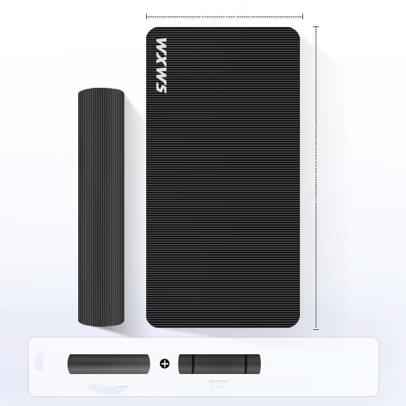 image-Yoga mat thickened non-slip fitness mat for men and women beginners adult widened weight loss home single mat