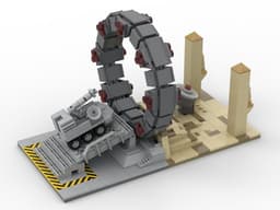 image-Moc-27131 Space War Stargate Command Model Star Interstellar Travel Toys Wars Set Toys Kids Gifts Building Blocks Toys