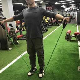 image-Stretchable Cloth Cover Anti-breaking One-word Tension Device Pull Rope Fitness Resistance Band Sports Elastic BandSupplies