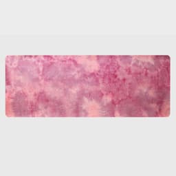 image-Tie-dyed Natural Rubber Yoga Mat Suede Sublimation Transfer Yoga Mat