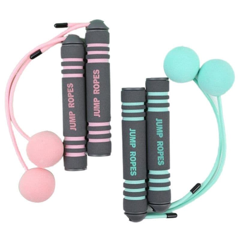image-Manufacturers Cordless Skipping, Stainless Steel Double-Bearing Skipping Rope, PVC Non-Rope EVA Sponge Ball Skipping Rope