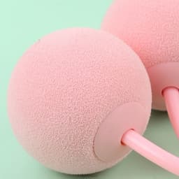 image-Manufacturers Cordless Skipping, Stainless Steel Double-Bearing Skipping Rope, PVC Non-Rope EVA Sponge Ball Skipping Rope