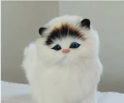 image-Simulation Animal Model Cat Plush Children's Toy Toy Doll