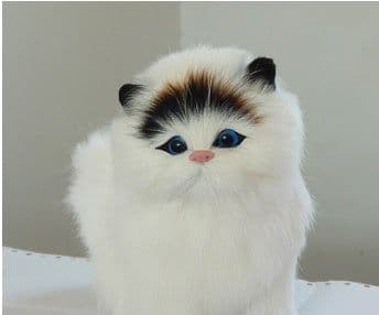 image-Simulation Animal Model Cat Plush Children's Toy Toy Doll